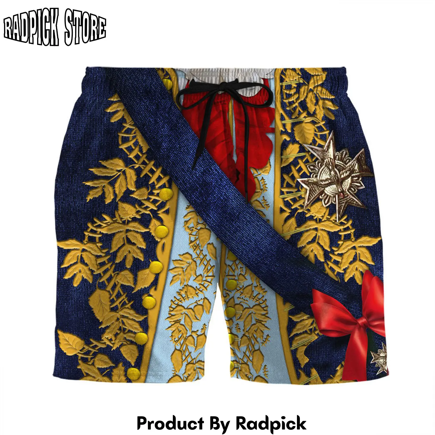 Radpick 3d custom louis xv shorts rp631601